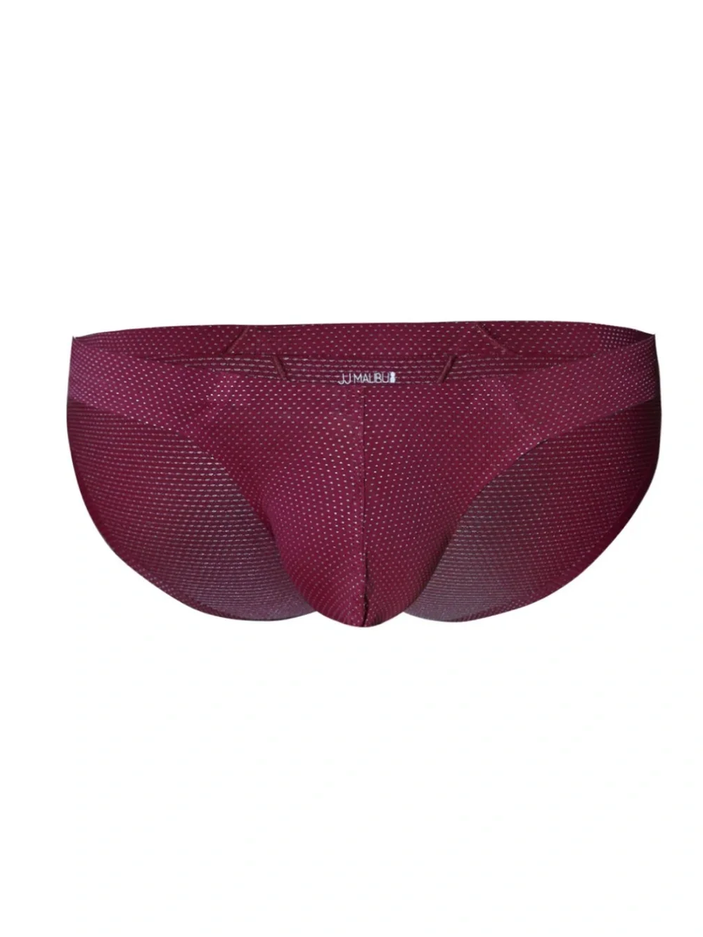 Maroon Polka Dot seamless jj Malibu Briefs